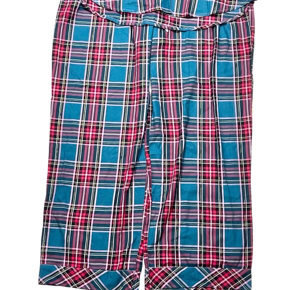 Victorias Secret Green Red Plaid Lounge Pajama Set Women Size XL NWT - Picture 4 of 9